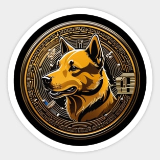 Crypto Dog Sticker